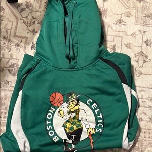 Unisex hoodie, size medium. Celtics
